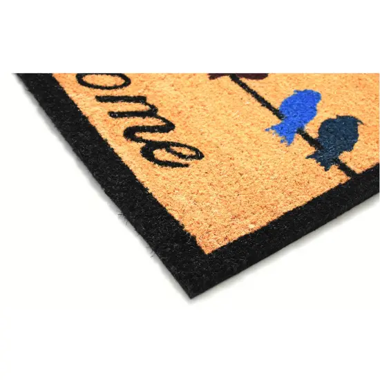 Birds on a Wire Doormat {4}