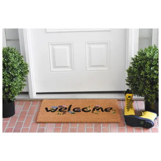 Spring Welcome Doormat {3}