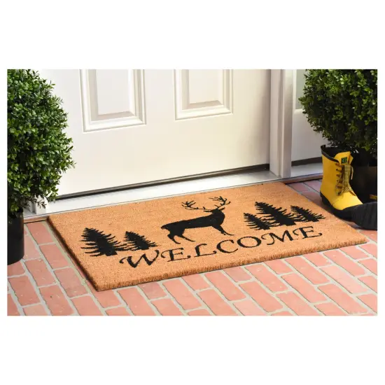 Elk Forest 121681729 Welcome Doormat {3}