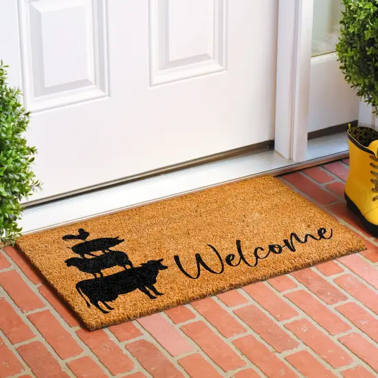 Farmhouse Animals Doormat {3}