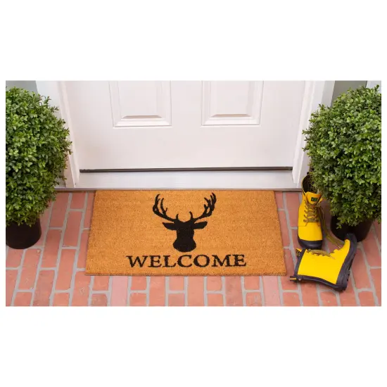 121471729 Deer Welcome Doormat {3}