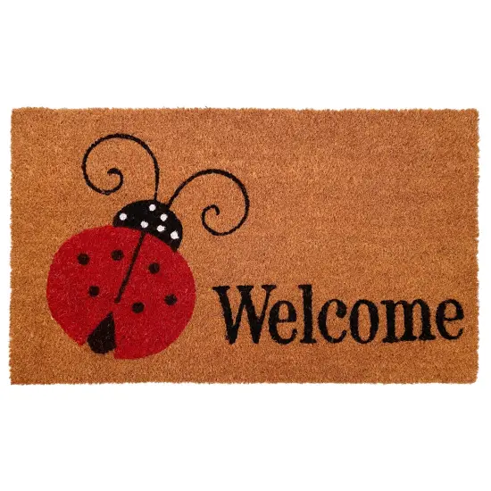 121431729 Ladybug Welcome Doormat {1}