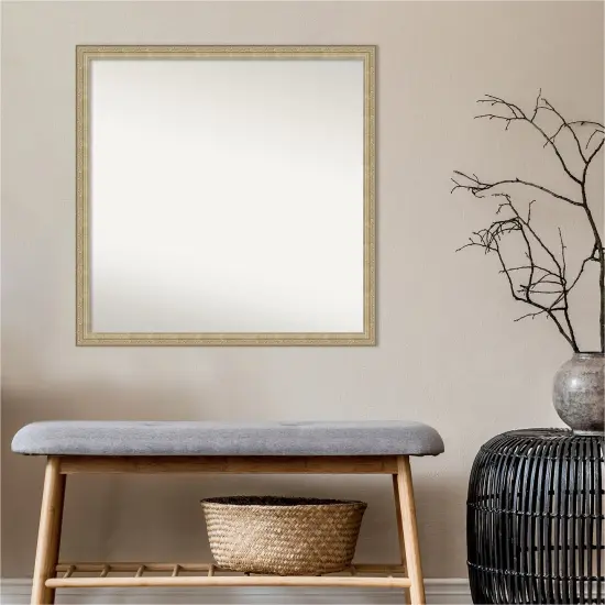 Amanti Art Non-Beveled Wall Mirror, Paris Champagne Frame {6}
