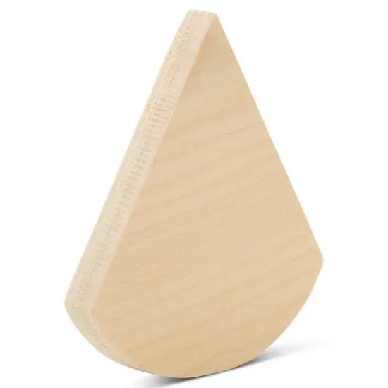 Pie Slice Tiered Tray Decor 4-1/4", Chunky Blank Wood Shapes | Woodpeckers {3}