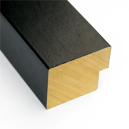 Petite Bevel Wood Wall Mirror, Tribeca Black Frame {2}