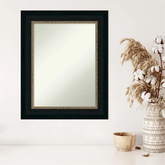 Amanti Art Non-Beveled Wall Mirror, Paragon Bronze Frame {5}