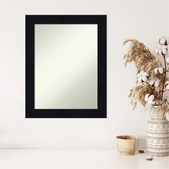 Amanti Art Non-Beveled Wood Wall Mirror, Shiplap Navy Frame {5}