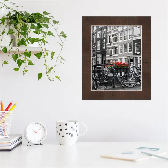 Amanti Art Wildwood Brown Narrow Picture Frame {6}