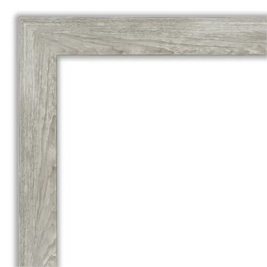 Amanti Art Non-Beveled Wall Mirror, Dove Greywash Frame {3}
