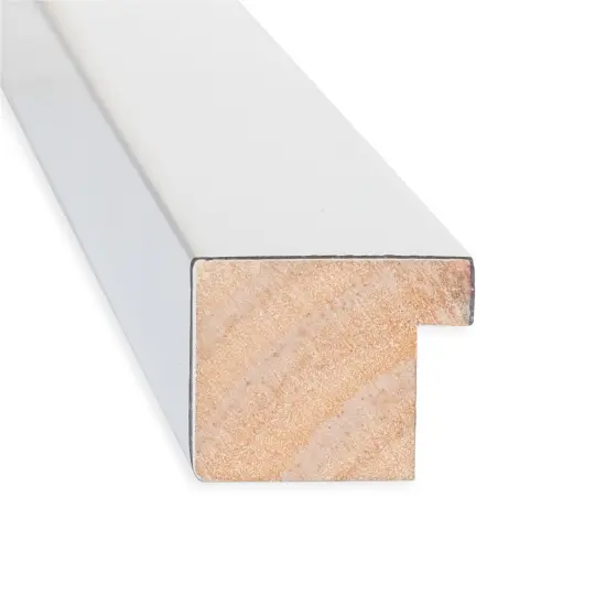 Amanti Art Non-Beveled Wood Wall Mirror, Low Luster Silver Frame {2}