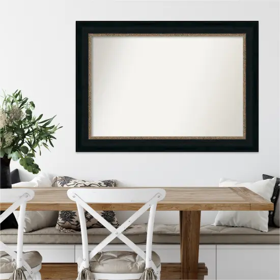 Amanti Art Non-Beveled Wall Mirror, Paragon Bronze Frame {7}