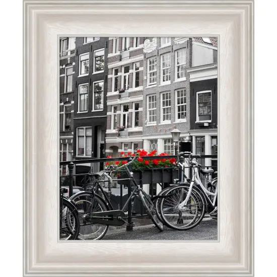 Amanti Art Trio White Wash Silver Picture Frame {1}