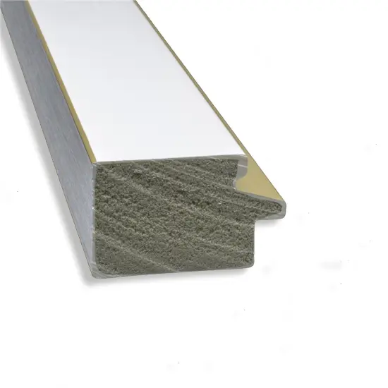 Petite Bevel Wall Mirror, Eva Narrow Frame Eva White Gold Narrow {2}