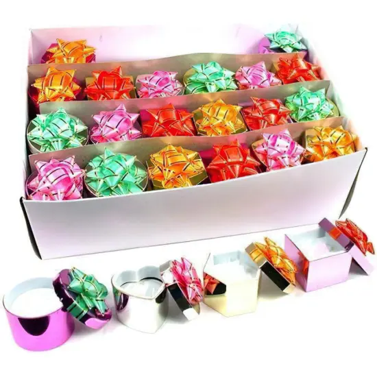 48 Assorted Ring Gift Boxes Jewelry Showcase Countertop Displays {1}