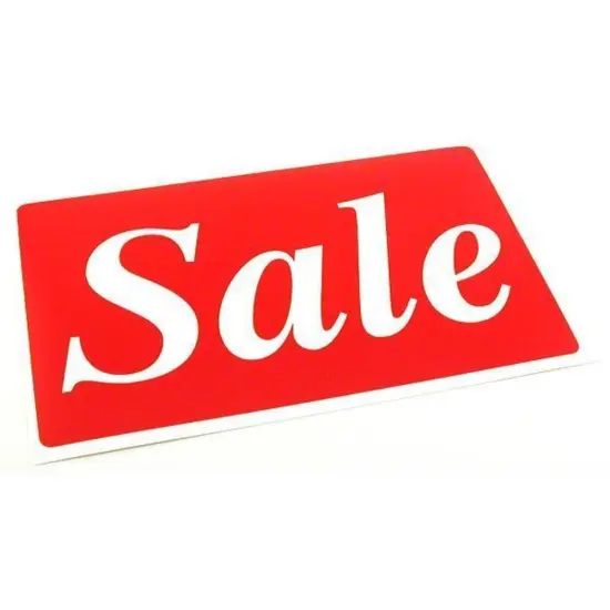 6 Sale Display Signs Window Wall Showcase Message Unit {2}
