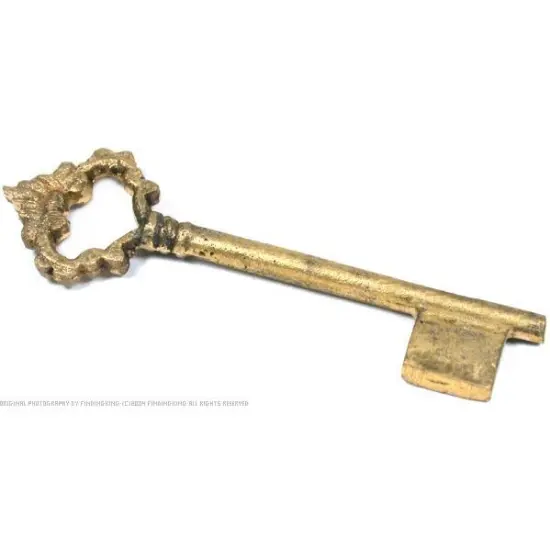 Ornamental Skeleton Clock Key Antique Victorian Tool {1}