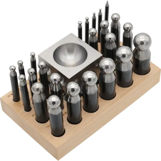 Doming Punches and Block Set of 25 {3}