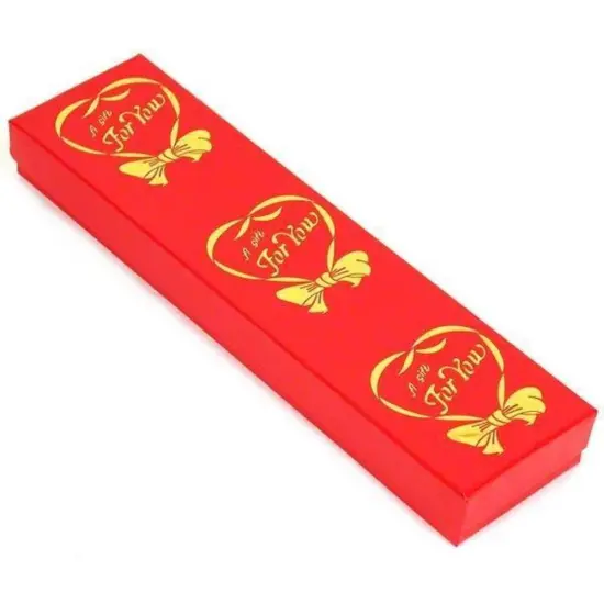 25 Red Bow Cotton Boxes Watch Bracelet Gift Displays {2}