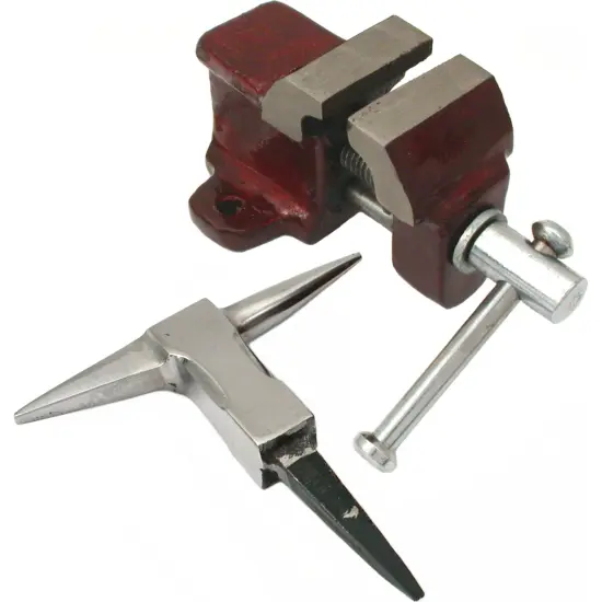 Deluxe T-Anvil Mini Table Vise Tools {1}