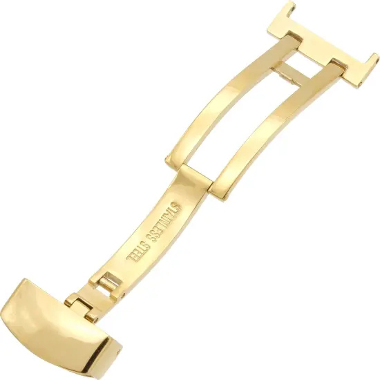 Watch Band Deployment Buckle Yellow Gold Plated 16mm A+ {2}