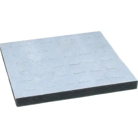 108 Slot Ring Tray Gray Jewelry Showcase Travel Display {2}