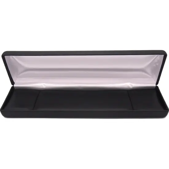 6 Black Leather Bracelet Watch Gift Boxes Showcase Displays {3}