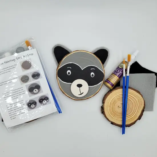 Ink and Trinket Kids DIY Forest Animal Party Favors, Individually Wrapped Craft Kit for Kids {7}