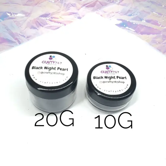 Black Night Pearl Mica Powder {2}