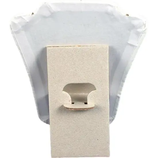 6 White Leather Chain Necklace Easel Jewelry Displays {4}