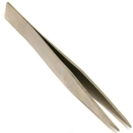 Soldering Tweezers Bevel Edge Solder Tools #HH {1}
