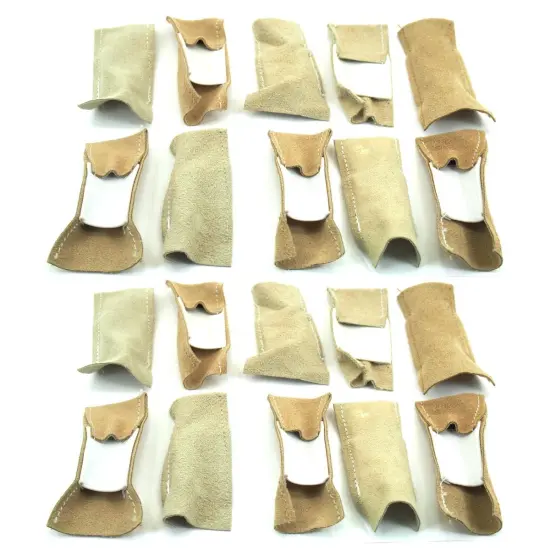 20 Leather Finger Guards Jewelry Polishing Repair Tools {1}