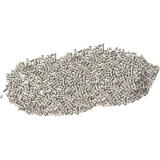 288 Sterling Silver Tube Crimp Beads Jewelry 2 x 2mm {1}