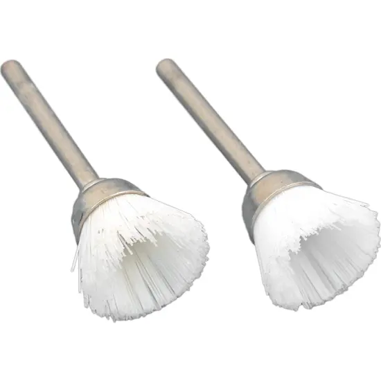 2 Nylon Cup Brushes Jewelers Polishing Rotary Tool {1}