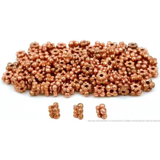Bali Spacer Beads Copper Plated Jewelry 5mm Approx 100 {1}