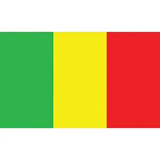 Mali Flag On A Stick 12" x 18" {1}