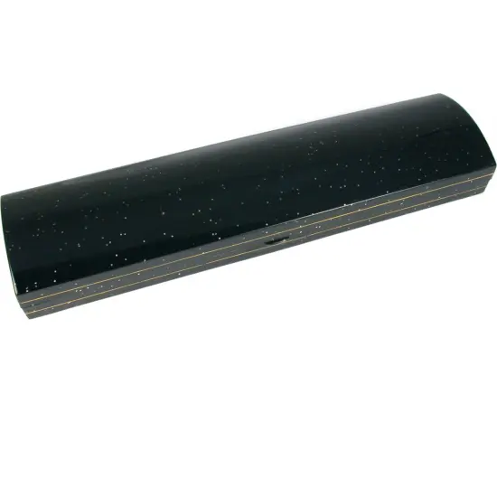 6 Black Gold Sparkle Bracelet Classy Gift Jewelry Boxes {3}