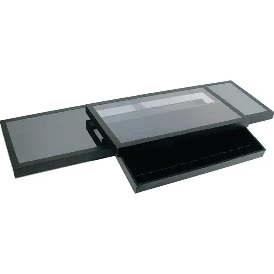 3 12 Slot Bracelet & Watch Display & Acrylic Lid Tray {1}