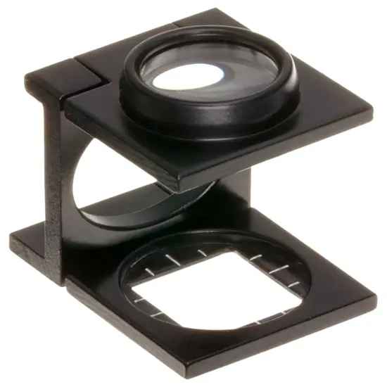 Donegan V388-1/2 Thread Counter Linen Tester Magnifier, 8X Magnification, 1/2" D {1}