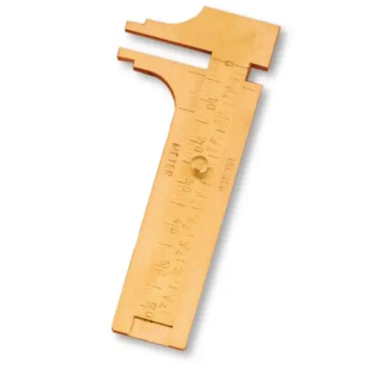 Brass Pocket Sliding Guage, Capacity 60mm, Item No. 35.152 {1}