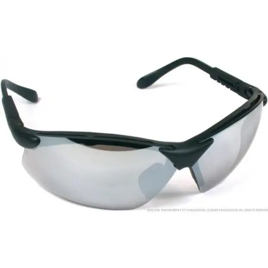 Revelation Safety Glasses Silver UV Eye Protection {1}