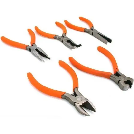 Pliers for Cutting Straightening & Bending Wire Workshop Jewelers Craft Tools 5 Pack {1}