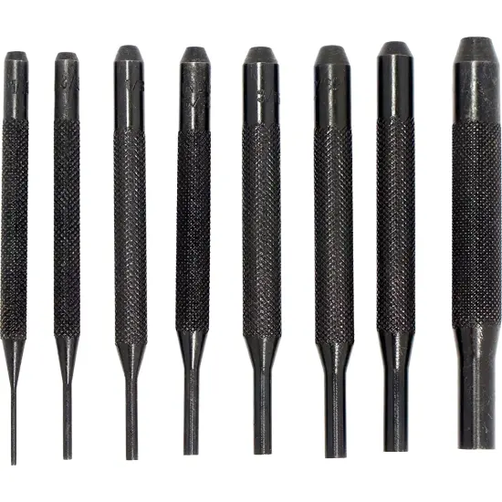 8 Pin Punch Woodworking Nail Carpentry Cabinet Tools {2}
