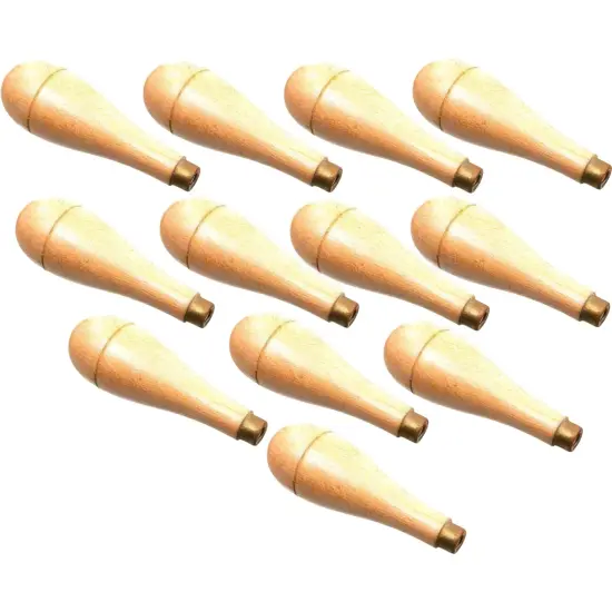 12 Wooden Handle File Graver Tool Grip Filing Ring Part {1}