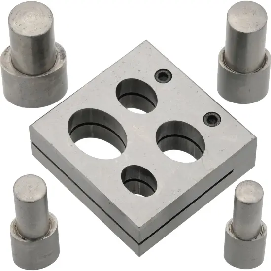 Jewelry Making Jewelers Tool Oval Disc Cutter Set of 4 With Long Punch {1}