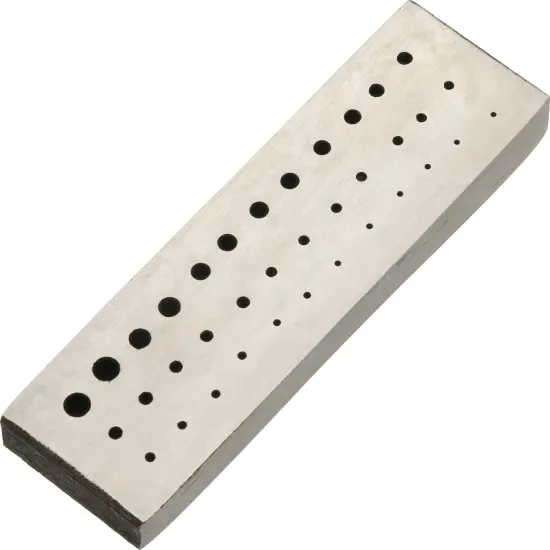 36 Hole Riveting Stake Plate Pocket Watch Repair Tool {1}