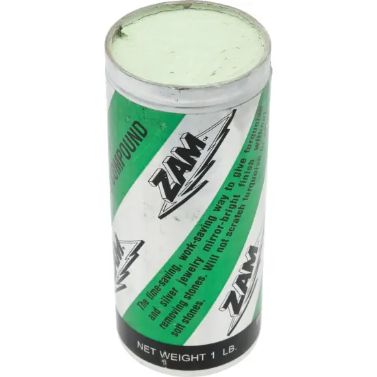 Zam Buffing Compound Silver Turquoise Polishing 1 Lb. {2}