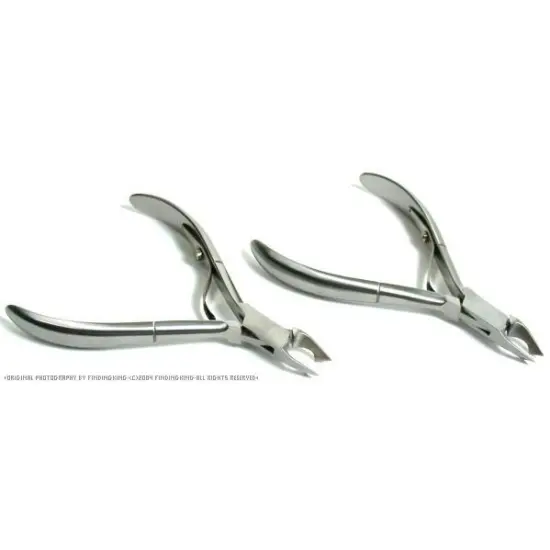 2 Nipper Pliers Cuticle Memory Wire Cutting Nail Tool {1}