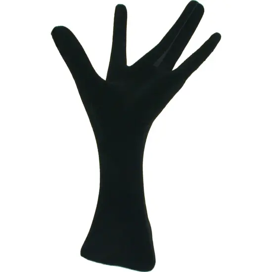 Black Open Palm Ring Hand Display Jewelry Stand 8" {3}