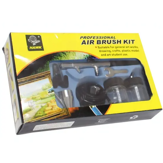 High Quality PRO Metal Air Brush Kit HOBBY AIRBRUSH Tool Model Car Spray {2}