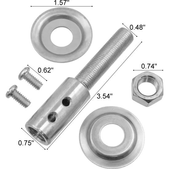 Motor Shaft Arbor Extension Grinder Polish Buffer 1/2" {2}